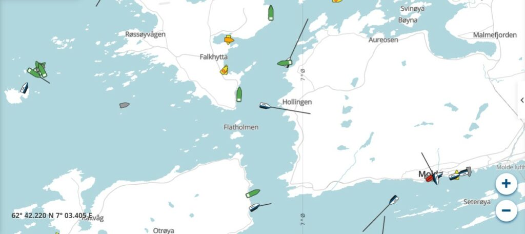 Følg skipstrafikken